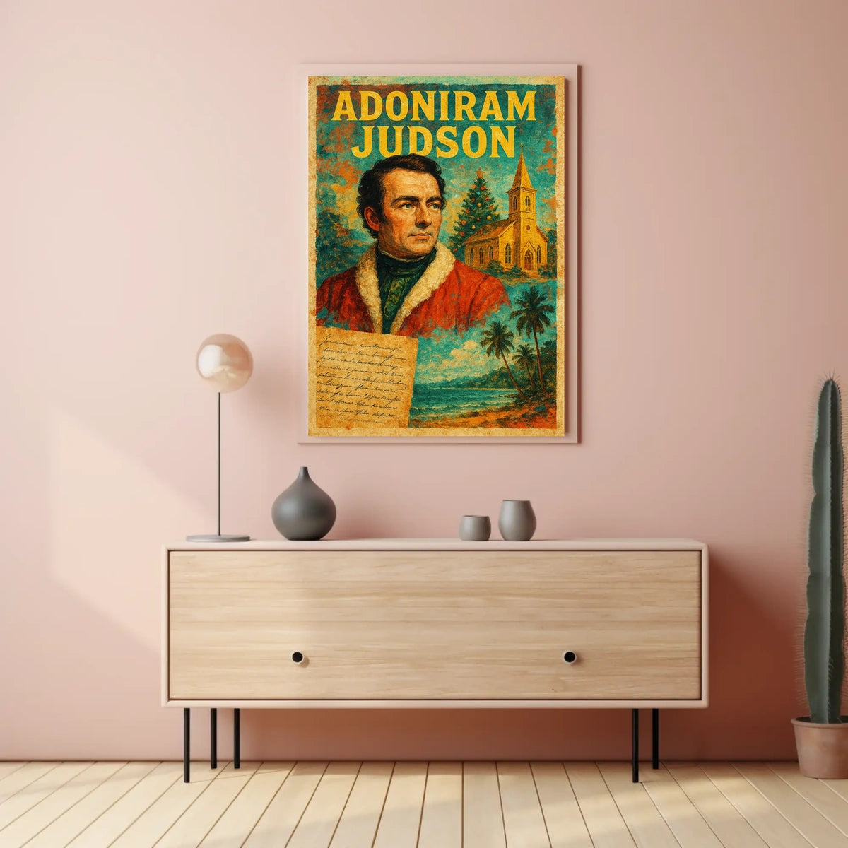 Adoniram Judson Faithful Legacy Historical or Presidential Poster