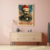 James A. Garfield 20th President of the United States Christmas SeriesPoster