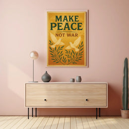 Make Peace, Not War Poster