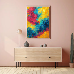 Vivid Abstract Expression Poster PosterGoat