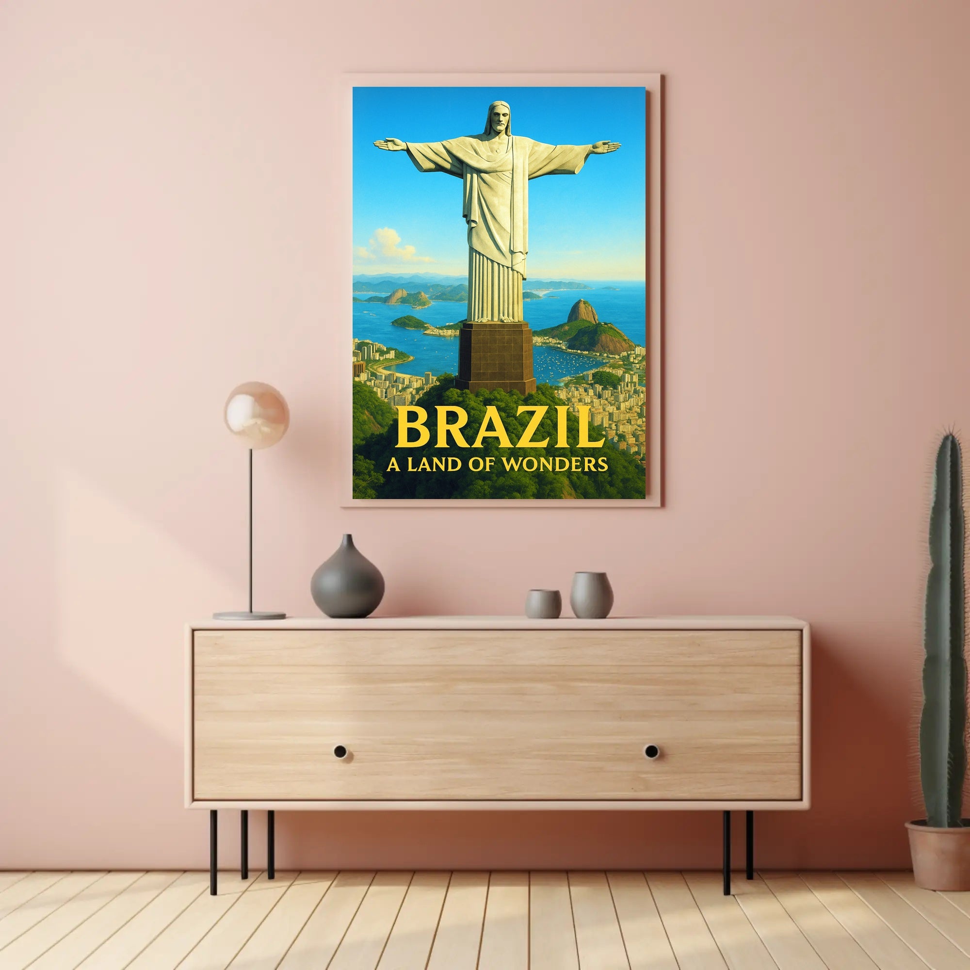Brazil A Land of Wonders Poster PosterGoat
