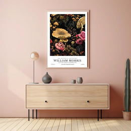 William Morris Cotton Prints Exhibition Poster