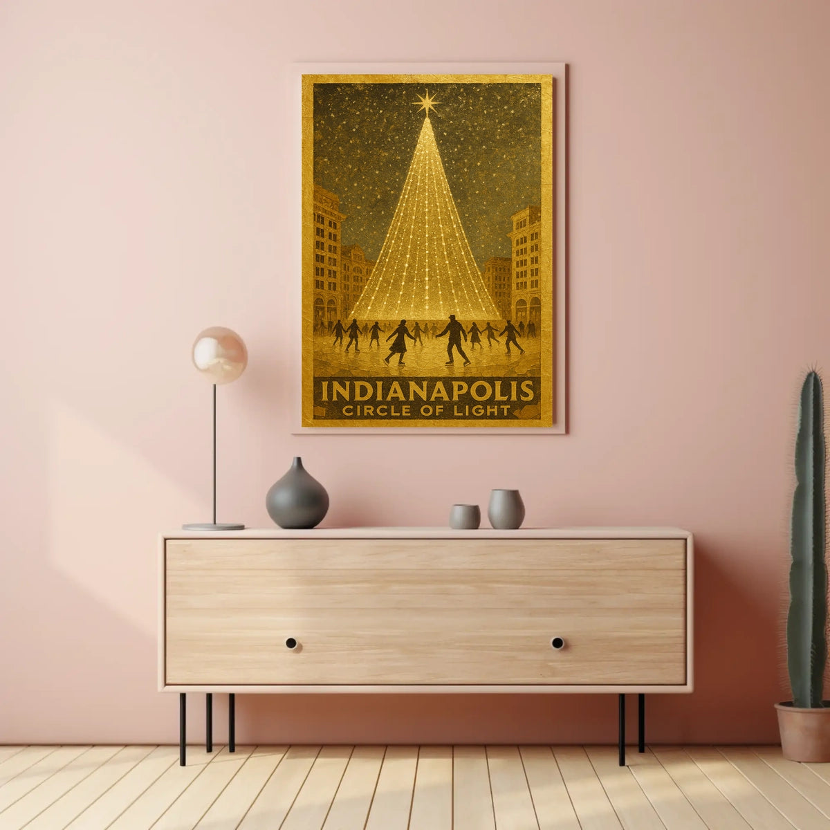 Indianapolis Circle Of Light Poster