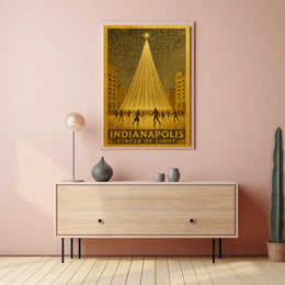 Indianapolis Circle Of Light Poster