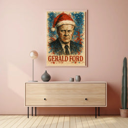Gerald Ford 38th President of the United States Christmas SeriesPoster