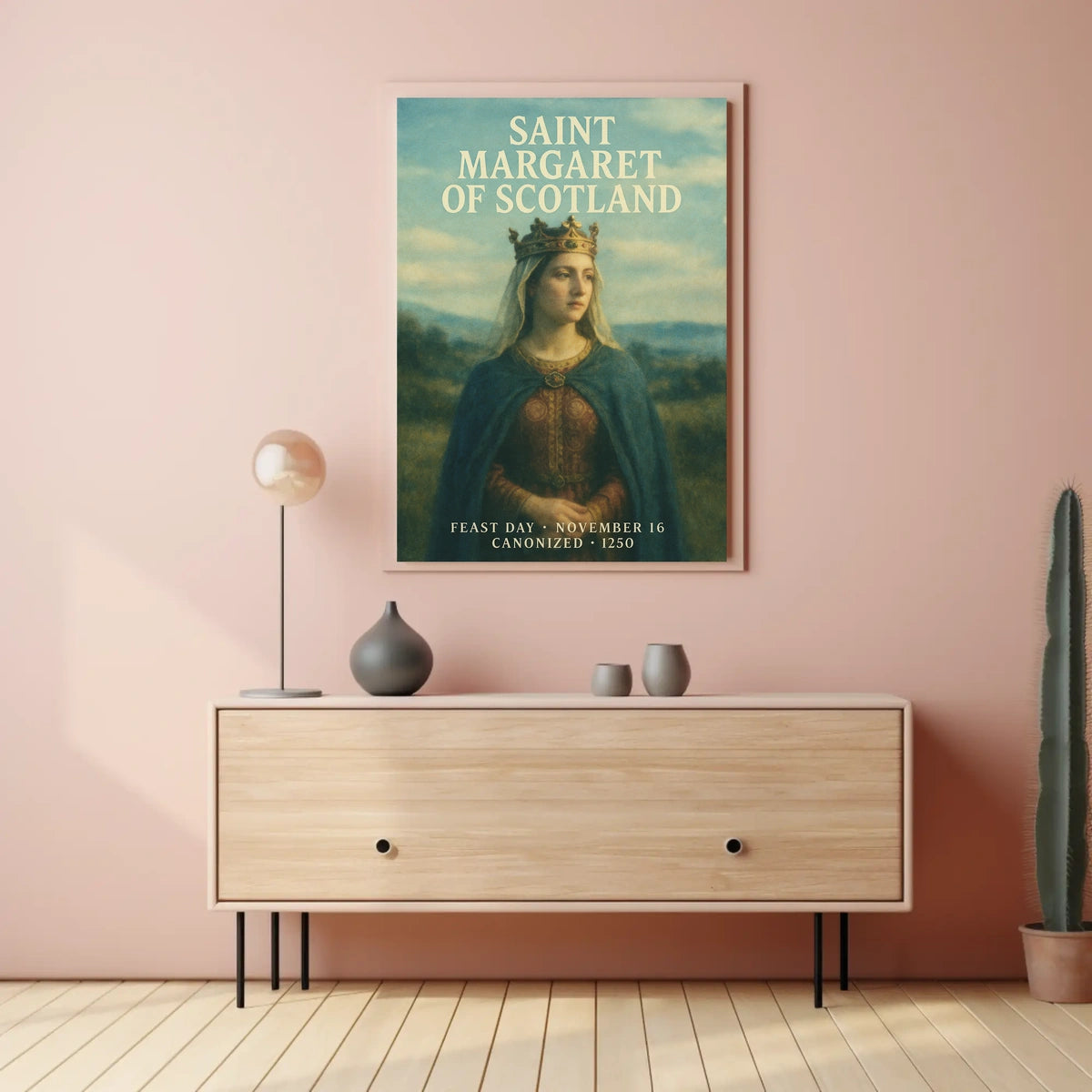 Saint Margaret Of Scotland Poster