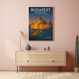 Budapest A City of Lights and History Poster