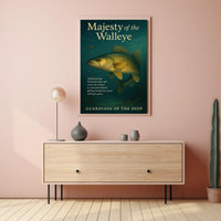 Majesty Of The Walleye Poster