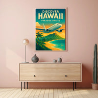 Discover Hawaii Vintage Travel Poster PosterGoat