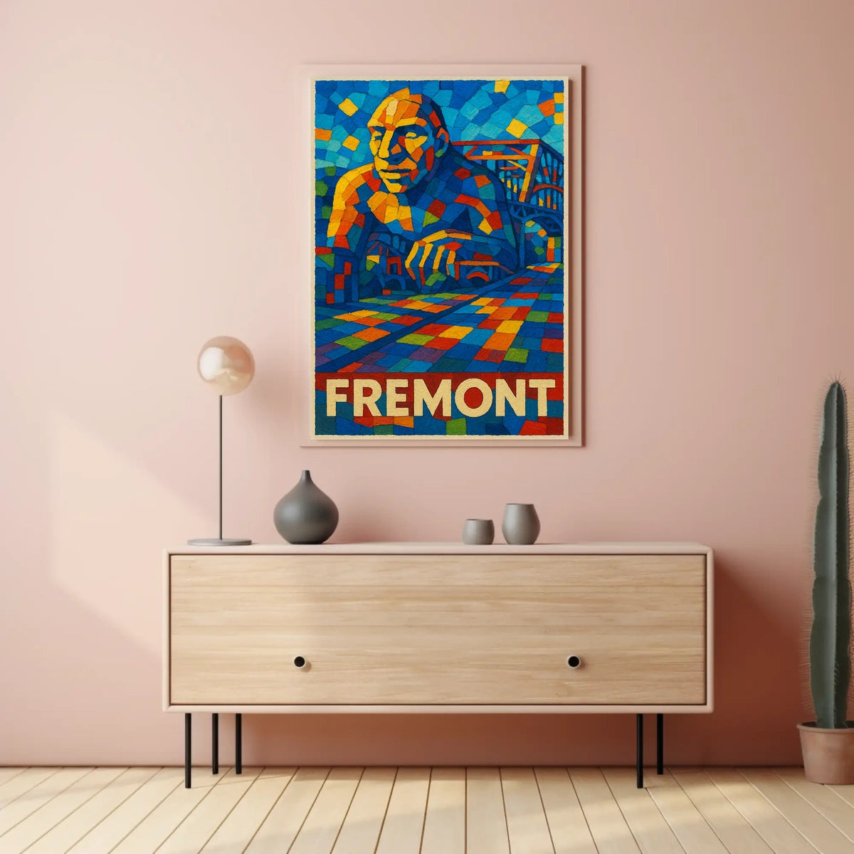 Fremont Mosaic Art Poster
