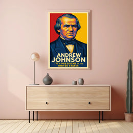 Andrew Johnson 17Th President Poster