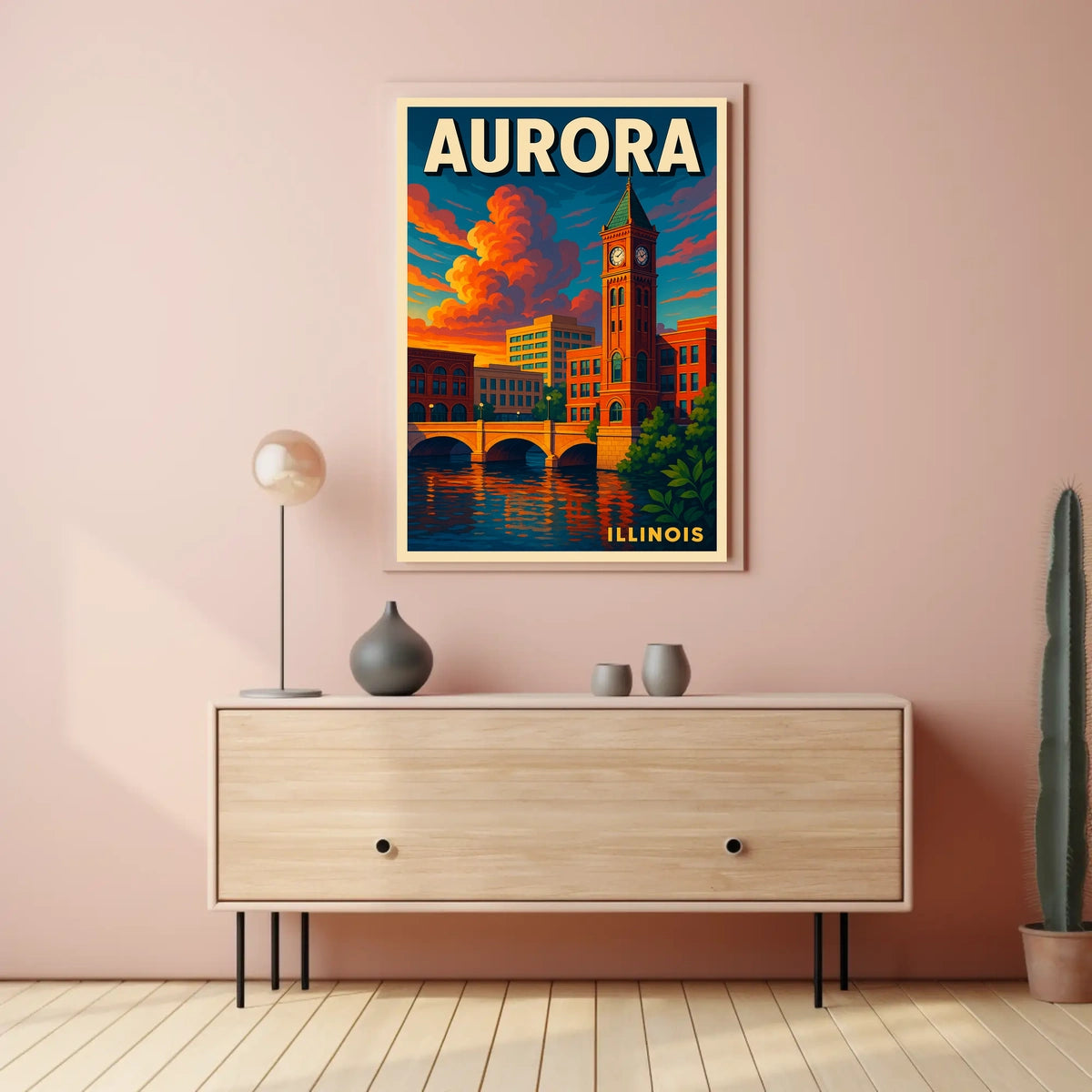 Aurora, Illinois Poster