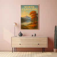 North Carolina Landscape Poster