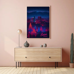 Boise, Idaho Winter Wonderland Poster
