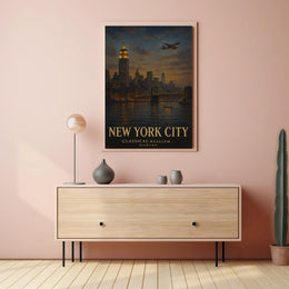 New York City Classical Realism Poster