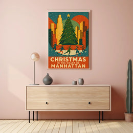 Christmas In Manhattan Poster