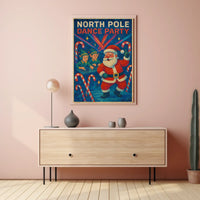 North Pole Dance Party Poster