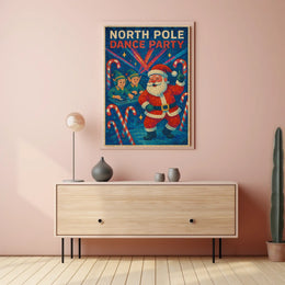North Pole Dance Party Poster