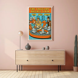 Time Travelers' Baggage Claim Poster PosterGoat