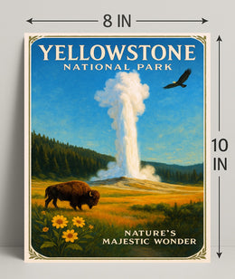 Yellowstone National Park Nature's Majestic Wonder Poster PosterGoat