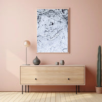 Winter Landscape From Above Poster