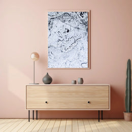 Winter Landscape From Above Poster