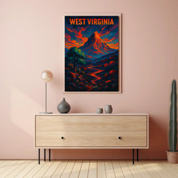 West Virginia Landscape Poster