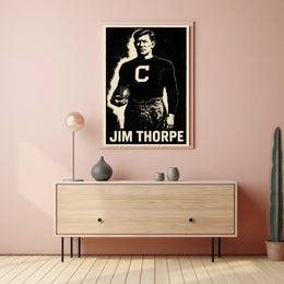 Jim Thorpe Iconic Athlete Poster