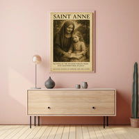 Saint Anne Patron Of Families And Poster
