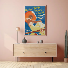 Canadian Pacific Happy Cruises Vintage Travel Poster PosterGoat