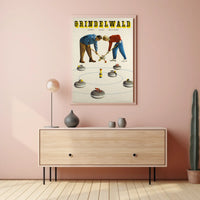 Grindelwald Curling Poster