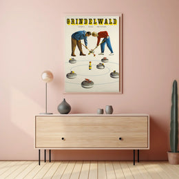 Grindelwald Curling Poster