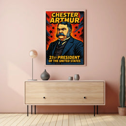 Chester Arthur 21st President Poster Wall Art Decor