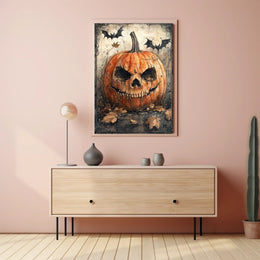 Haunted Pumpkin Poster