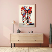 Floral Fashion Statement Poster
