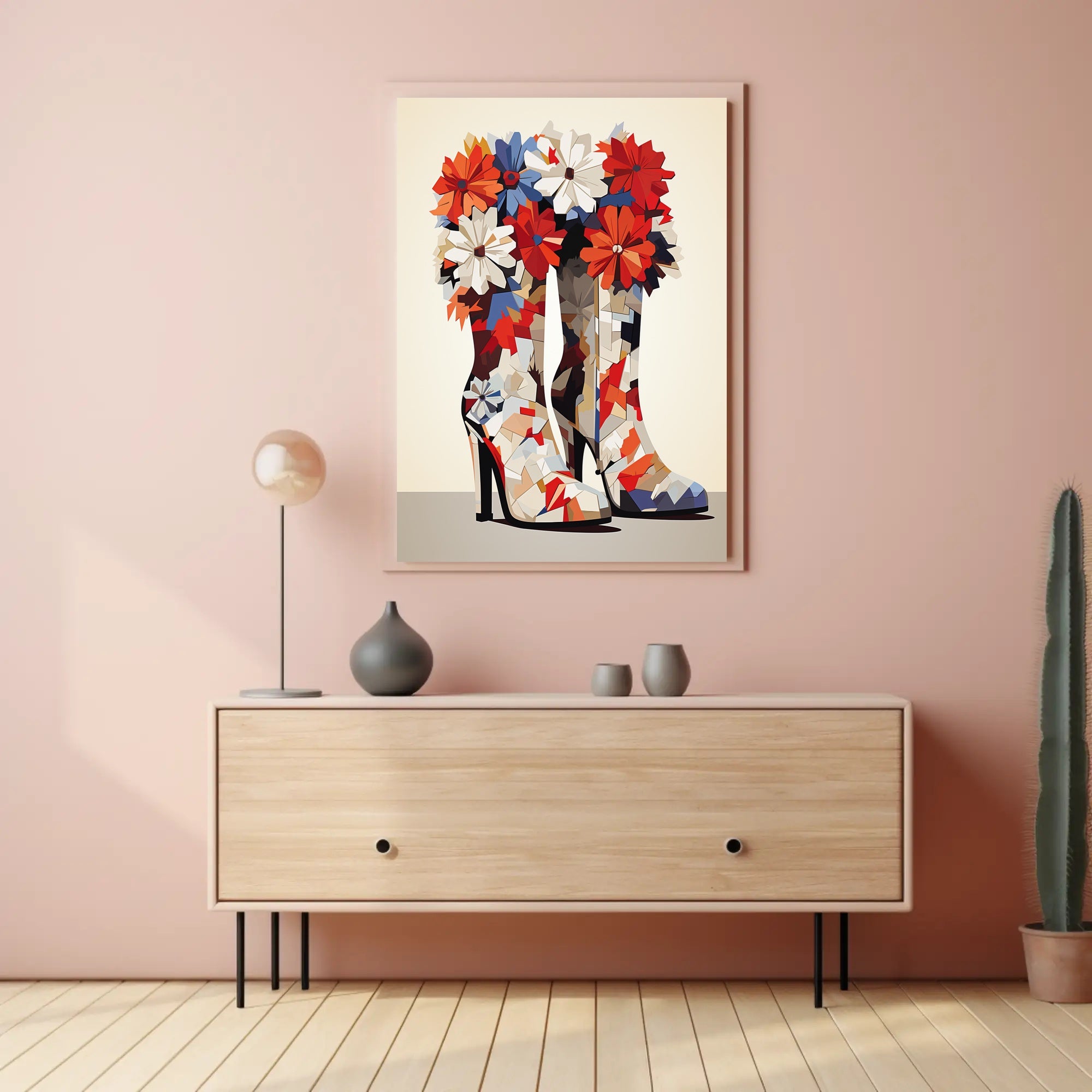 Floral Fashion Statement Poster