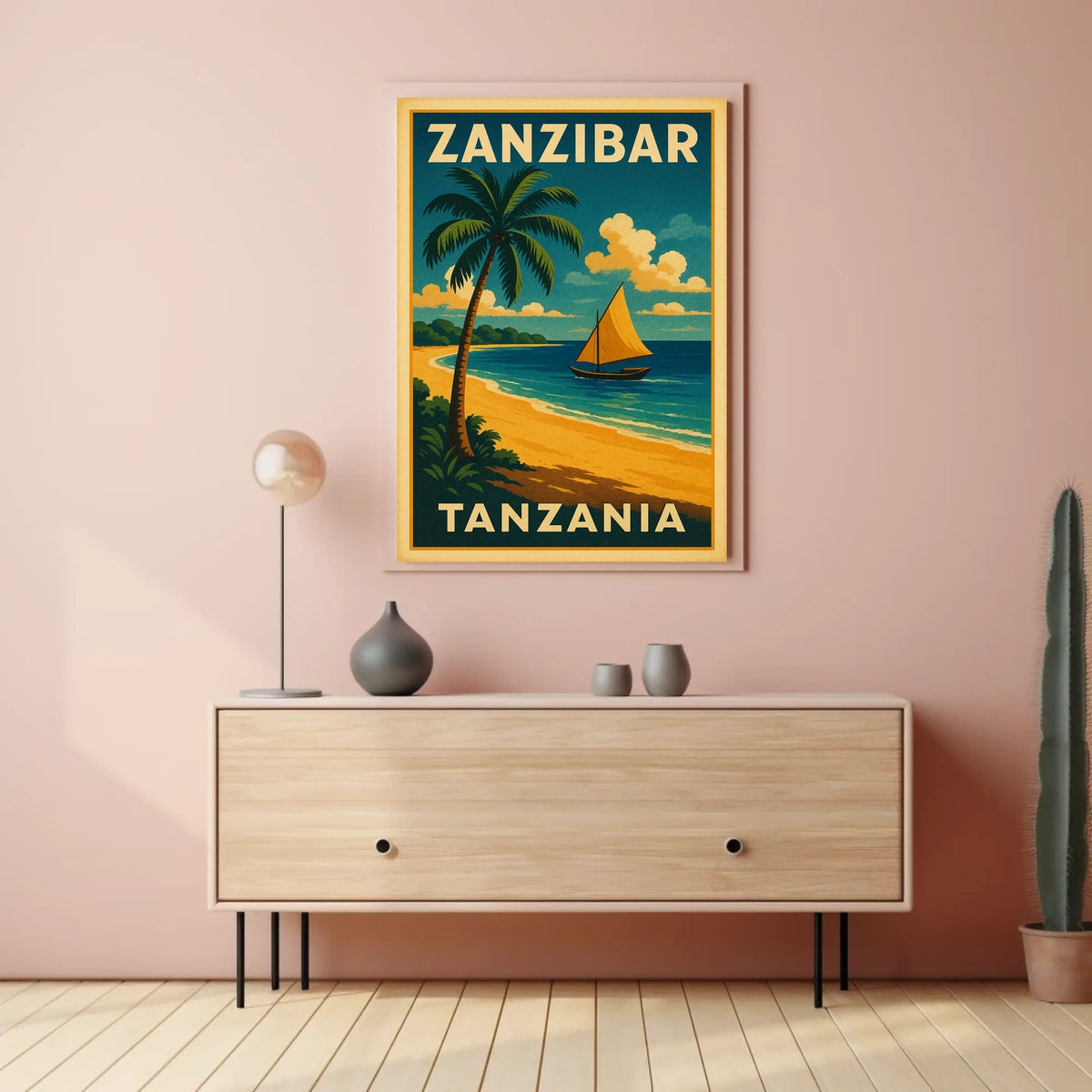 Zanzibar Travel Poster
