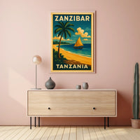 Zanzibar Travel Poster