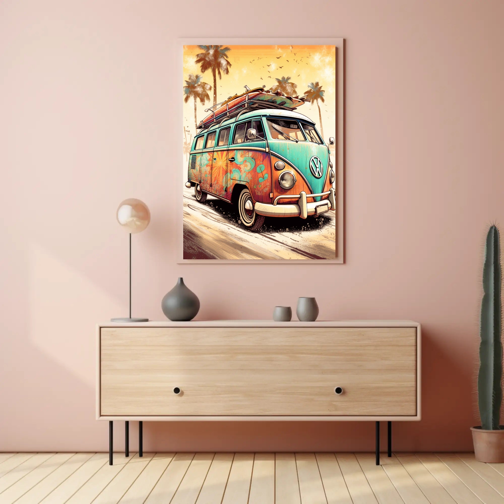 Vintage Surf Adventure Poster