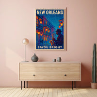 New Orleans Bayou Bright Poster
