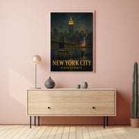 New York City Skyline Poster
