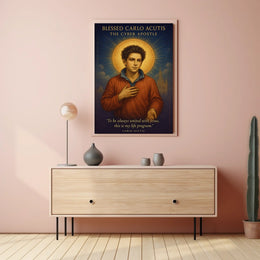 Blessed Carlo Acutis The Cyber Apostle Poster