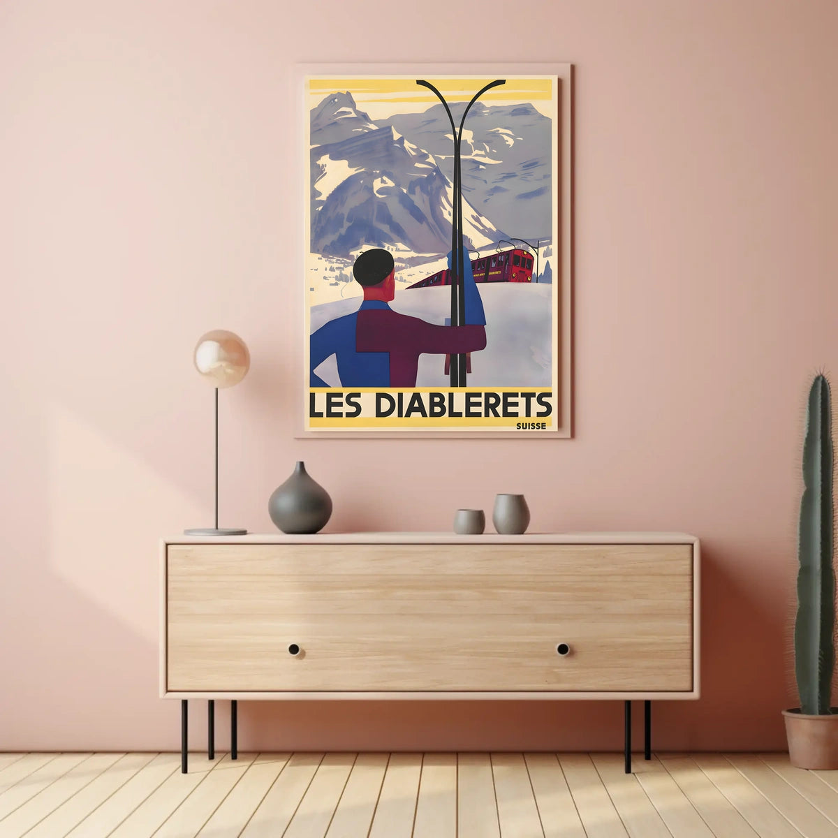 Les Diablerets Swiss Alps Adventure Poster