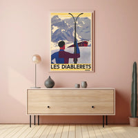 Les Diablerets Swiss Alps Adventure Poster