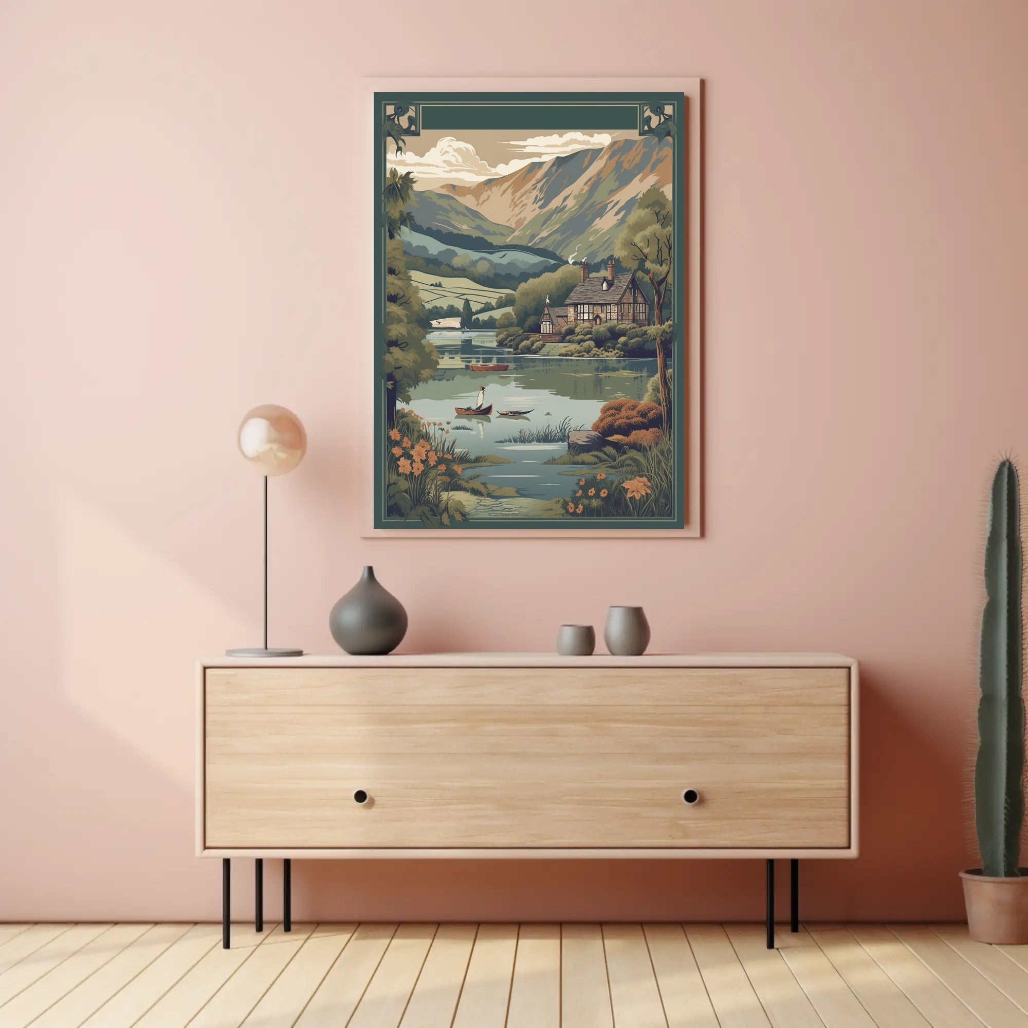 Serene Countryside Retreat Poster