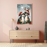 Festive Woodland Friends Poster