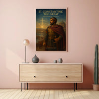 St. Constantine The Great Emperor Of Poster