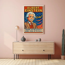 Albert Einstein Theory Of Relativity Poster
