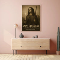 Saint Genevieve Patroness Of Paris Poster