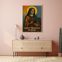 Saint Frances Of Rome Poster